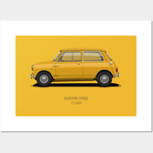 Austin Mini Orange Posters and Art